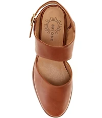 Brioso Ellory Two Piece Leather Slingback Pumps