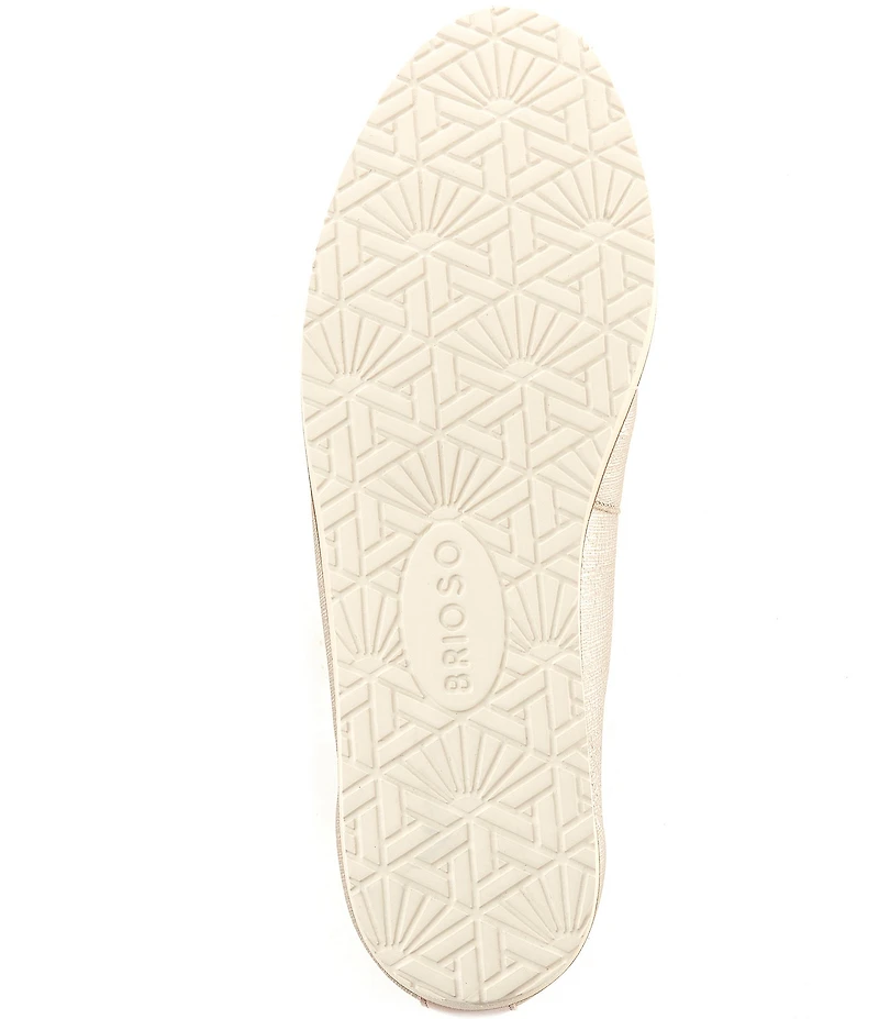 Brioso Emmaline Leather Wedge Ballet Flats