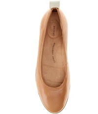 Brioso Emmaline Leather Wedge Ballet Flats