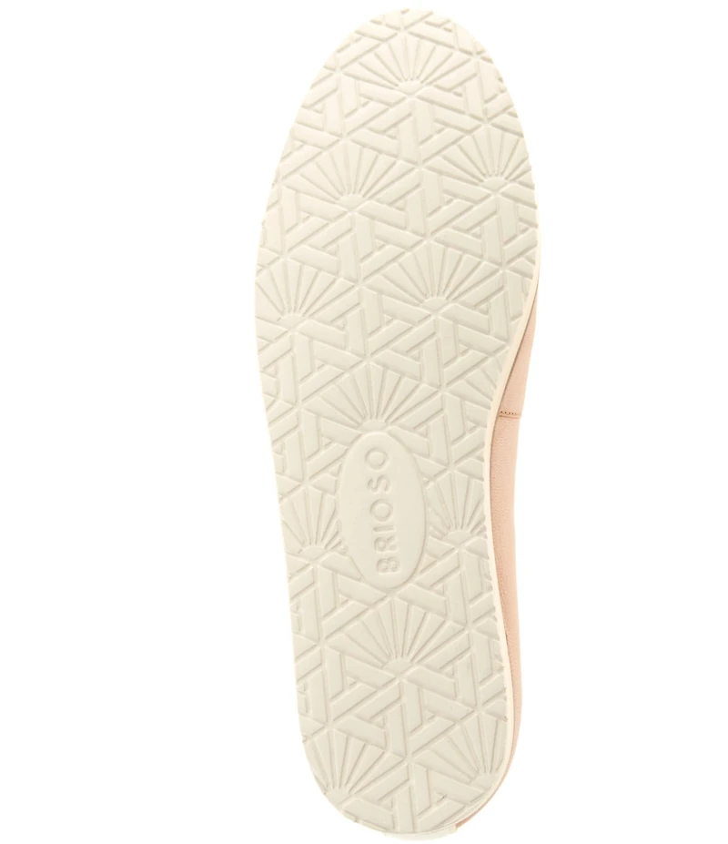 Brioso Emmaline Leather Wedge Ballet Flats