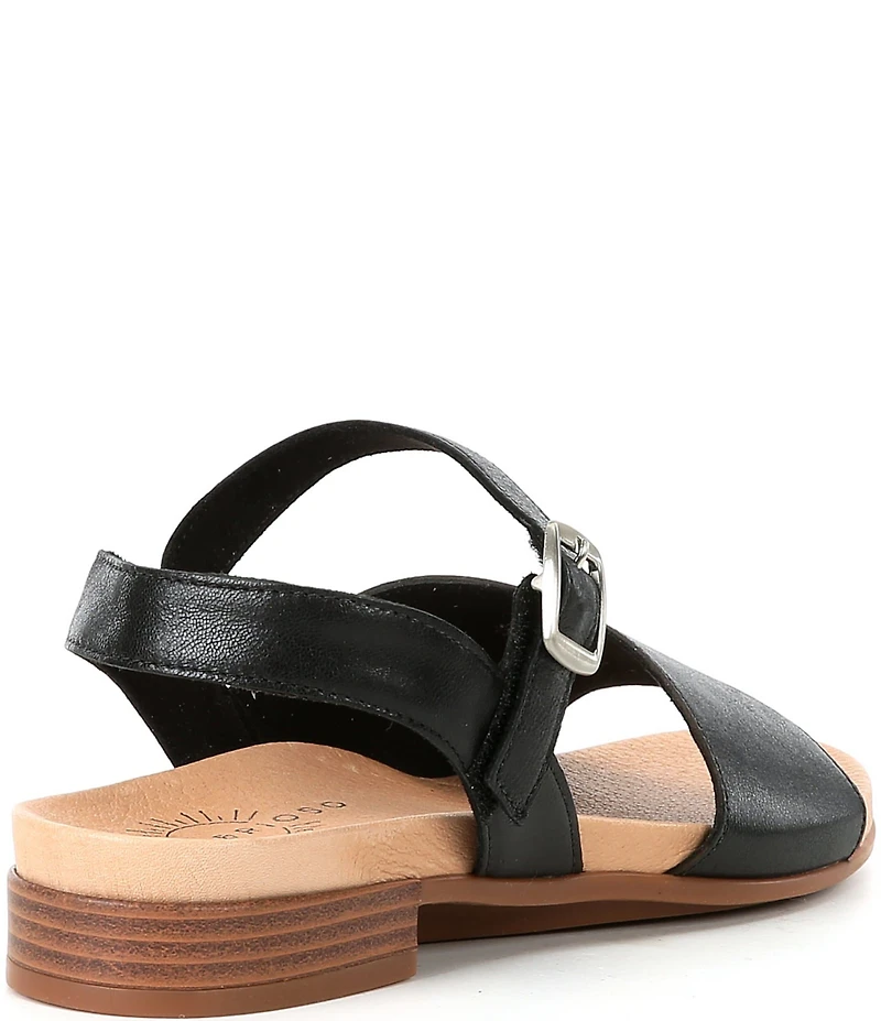 Brioso Fairby Leather Ankle Strap Sandals