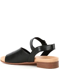 Brioso Fairby Leather Ankle Strap Sandals