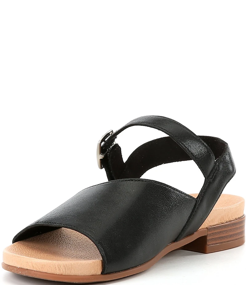 Brioso Fairby Leather Ankle Strap Sandals