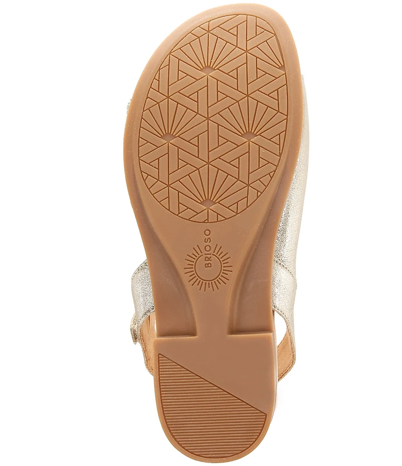 Brioso Fairby Leather Ankle Strap Sandals