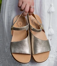 Brioso Fairby Leather Ankle Strap Sandals