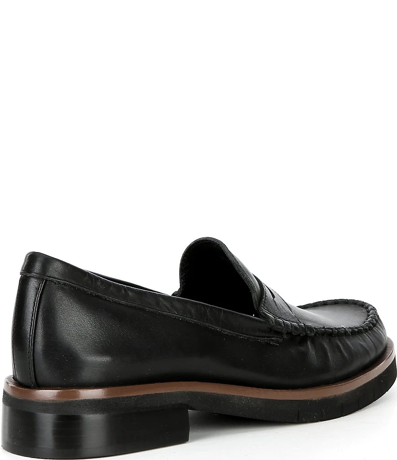 Brioso Joanna Leather Penny Loafers
