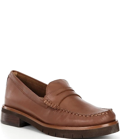 Brioso Joanna Leather Penny Loafers