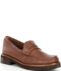 Brioso Joanna Leather Penny Loafers