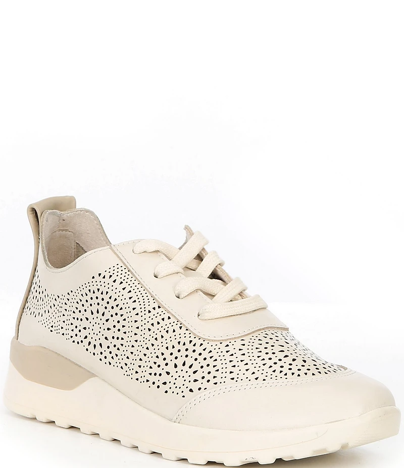 Brioso Mallory Perforated Leather Sneakers