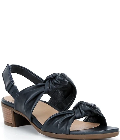 Brioso Maya Double Knot Leather Sandals