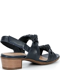 Brioso Maya Double Knot Leather Sandals