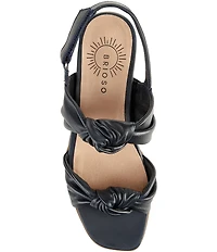 Brioso Maya Double Knot Leather Sandals