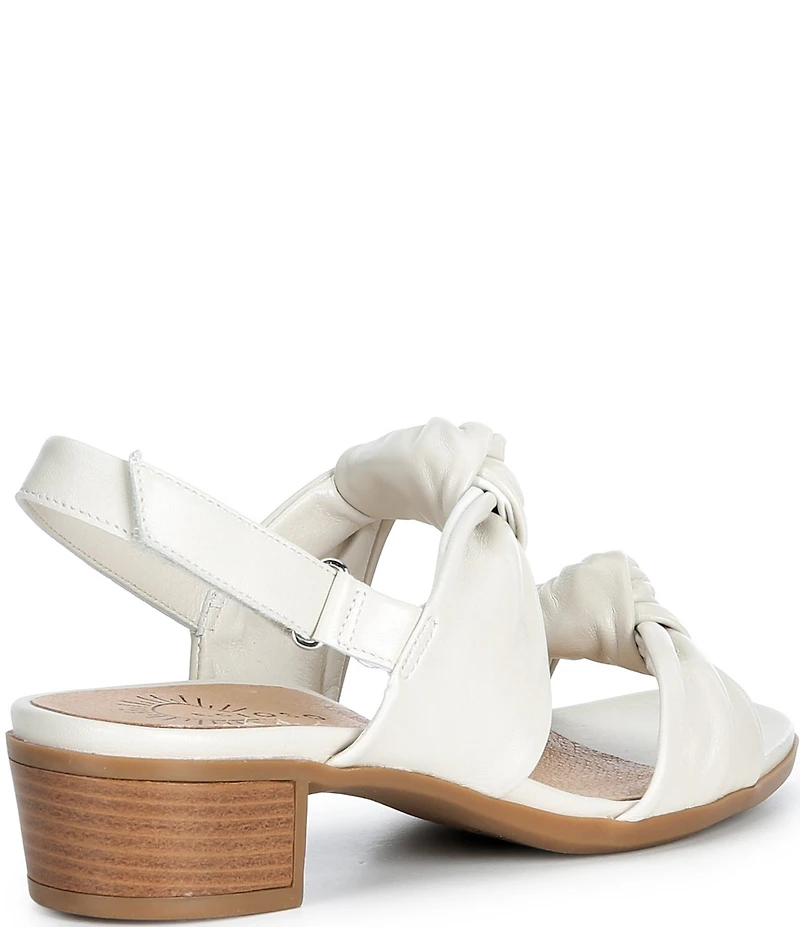Brioso Maya Double Knot Leather Sandals