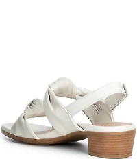 Brioso Maya Double Knot Leather Sandals