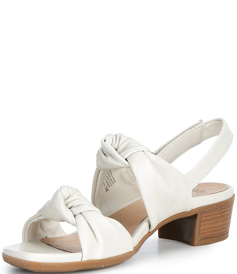 Brioso Maya Double Knot Leather Sandals