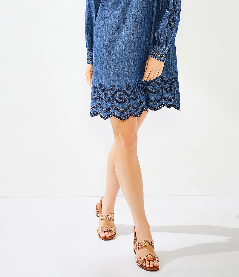 Brioso Maya Double Knot Woven Fabric Sandals