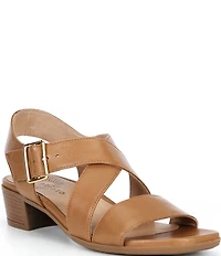 Brioso Melina Leather Xband Sandals