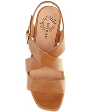 Brioso Melina Leather Xband Sandals