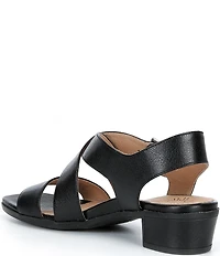 Brioso Melina Leather Xband Sandals