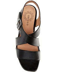 Brioso Melina Leather Xband Sandals
