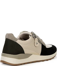 Brioso Mimi Leather Zip Sneakers