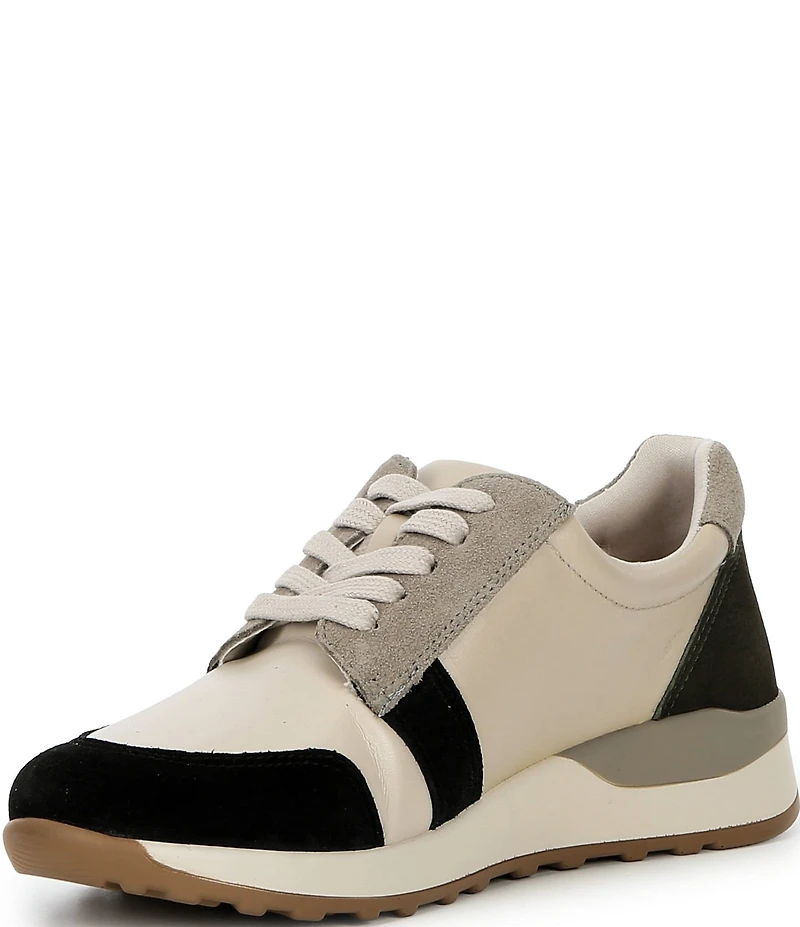 Brioso Mimi Leather Zip Sneakers
