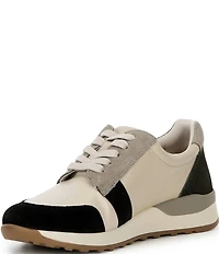 Brioso Mimi Leather Zip Sneakers