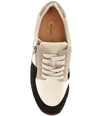 Brioso Mimi Leather Zip Sneakers
