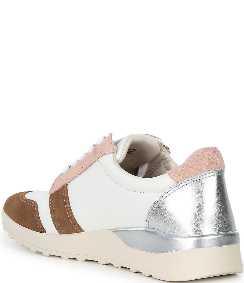 Brioso Mimi Leather Zip Sneakers