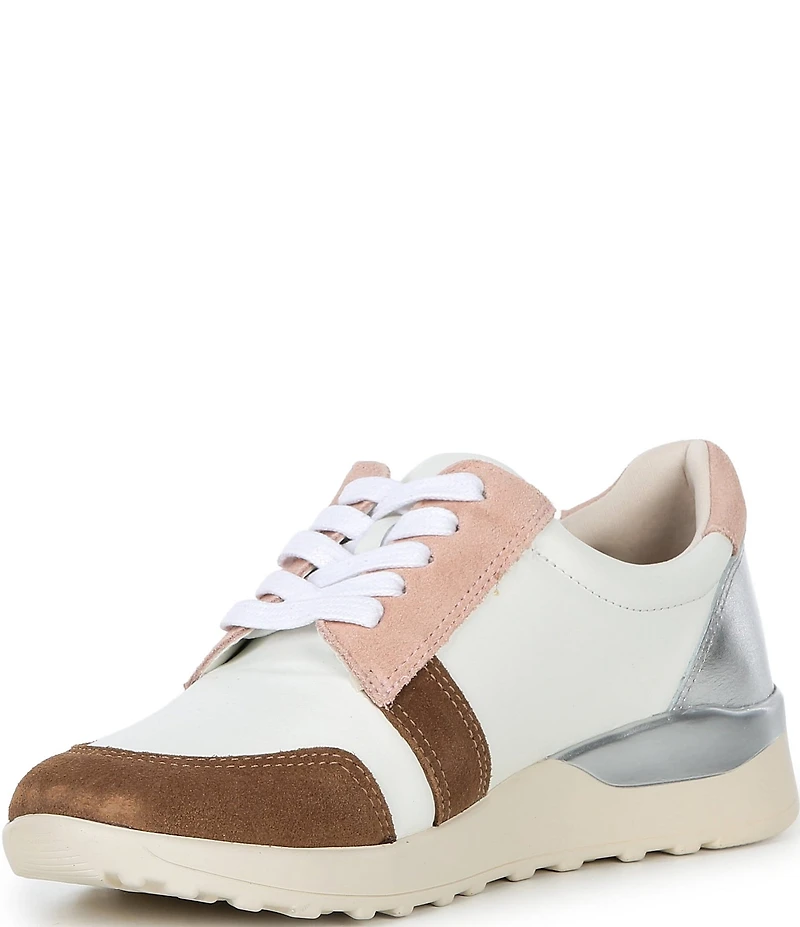 Brioso Mimi Leather Zip Sneakers