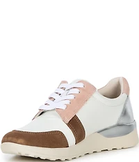 Brioso Mimi Leather Zip Sneakers