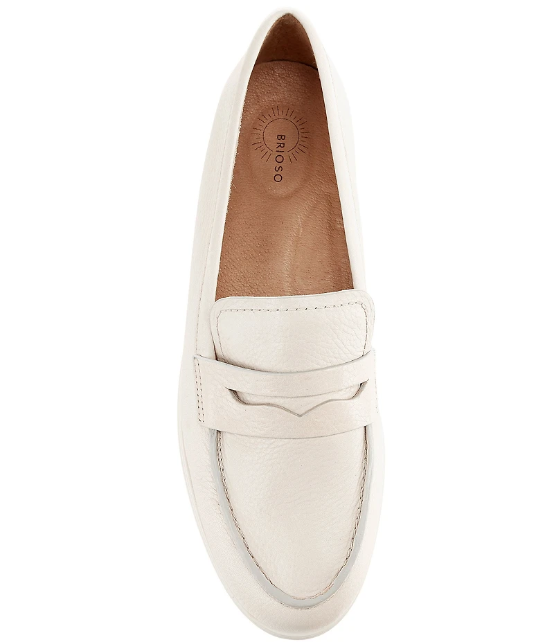 Brioso Monique Leather Penny Loafers
