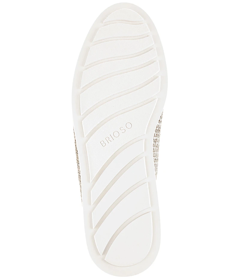 Brioso Monique Raffia Penny Loafers