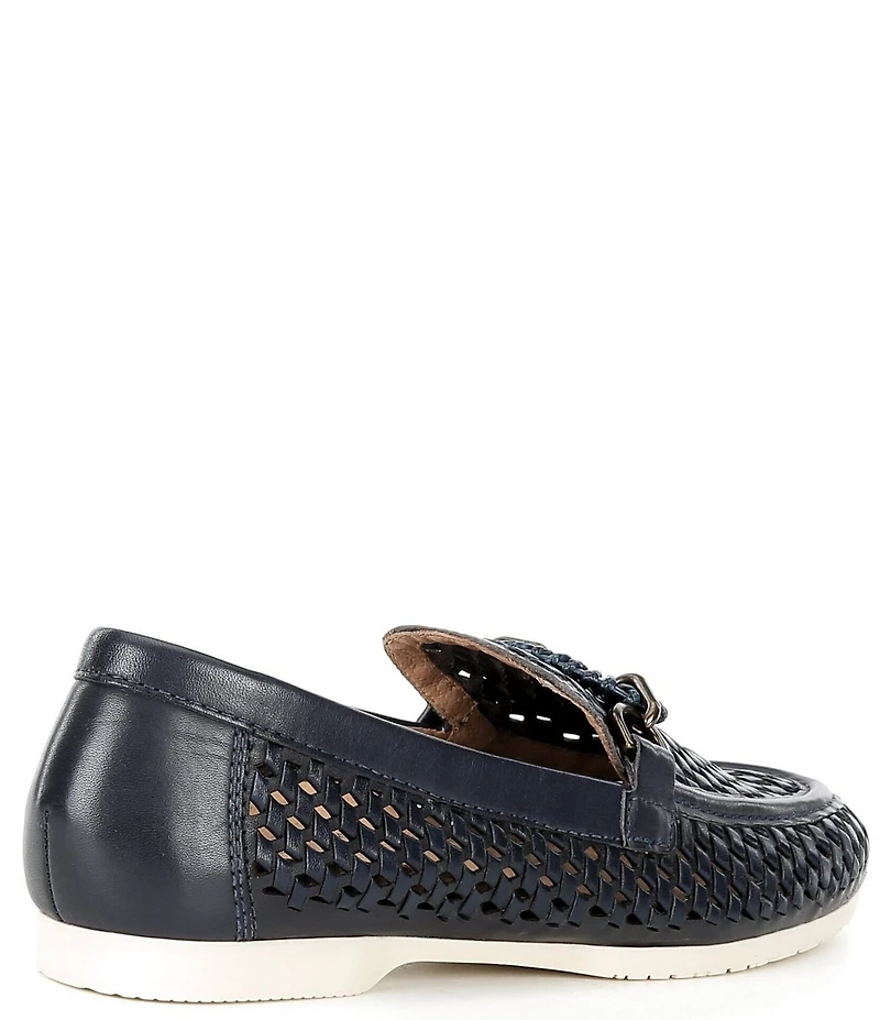Brioso Presley Woven Leather Ornamented Loafers