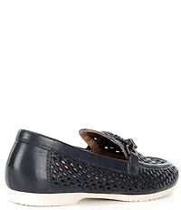 Brioso Presley Woven Leather Ornamented Loafers
