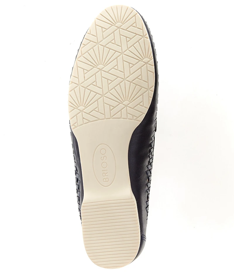 Brioso Presley Woven Leather Ornamented Loafers