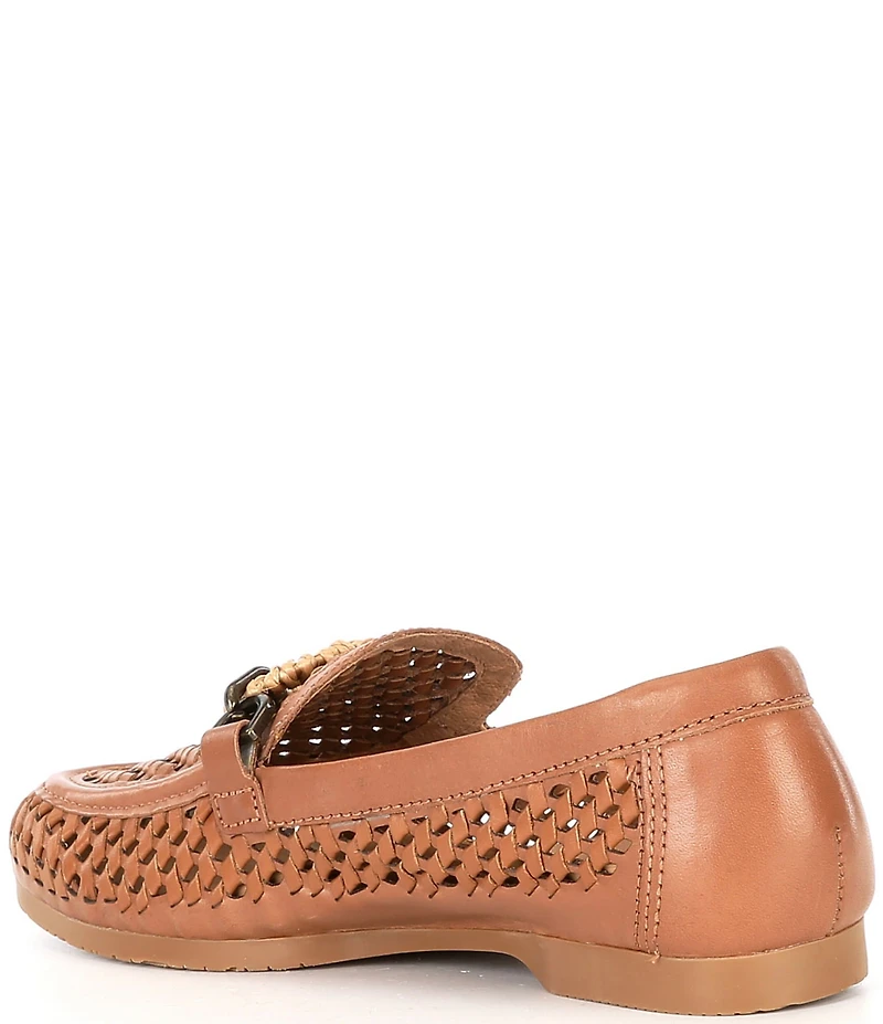 Brioso Presley Woven Leather Ornamented Loafers