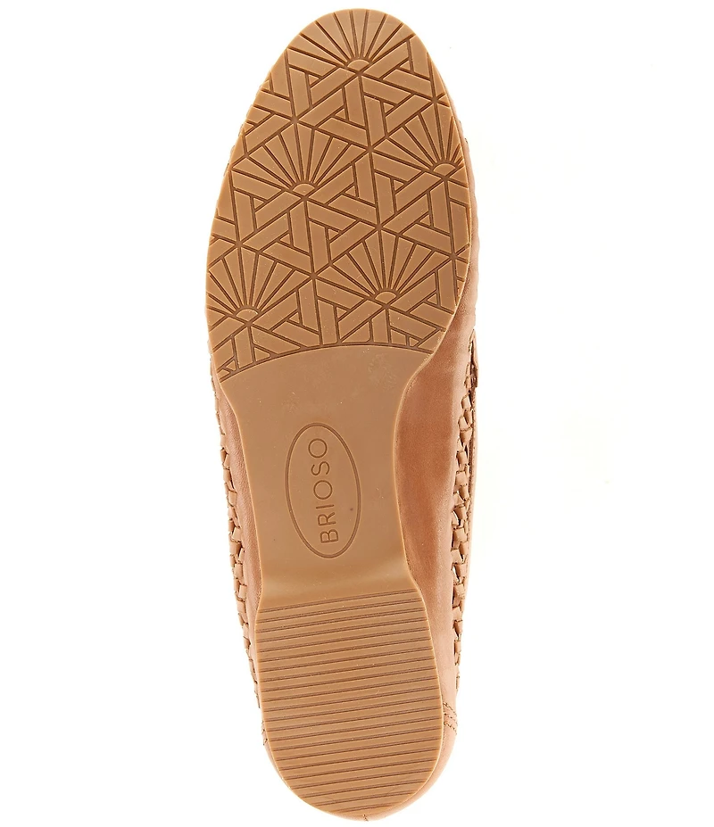 Brioso Presley Woven Leather Ornamented Loafers