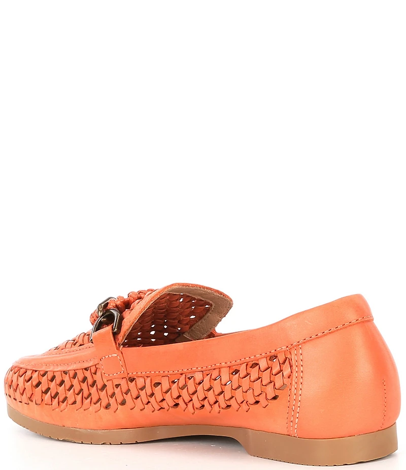 Brioso Presley Woven Leather Ornamented Loafers