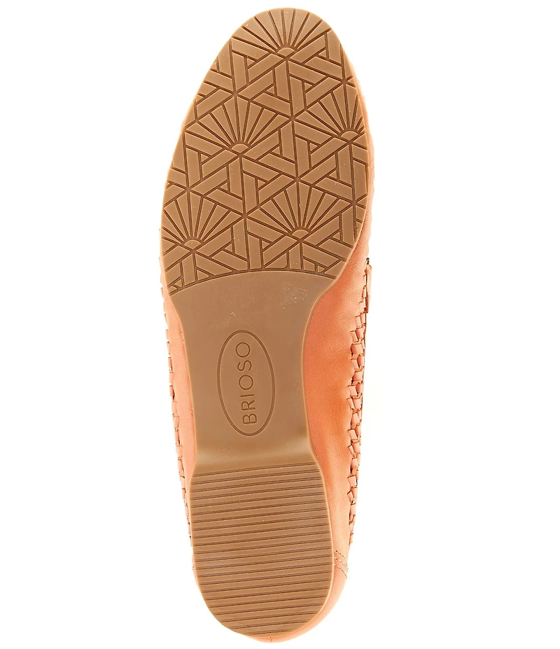 Brioso Presley Woven Leather Ornamented Loafers