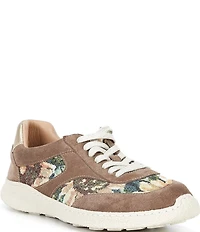 Brioso Ripley Floral and Suede Sneakers