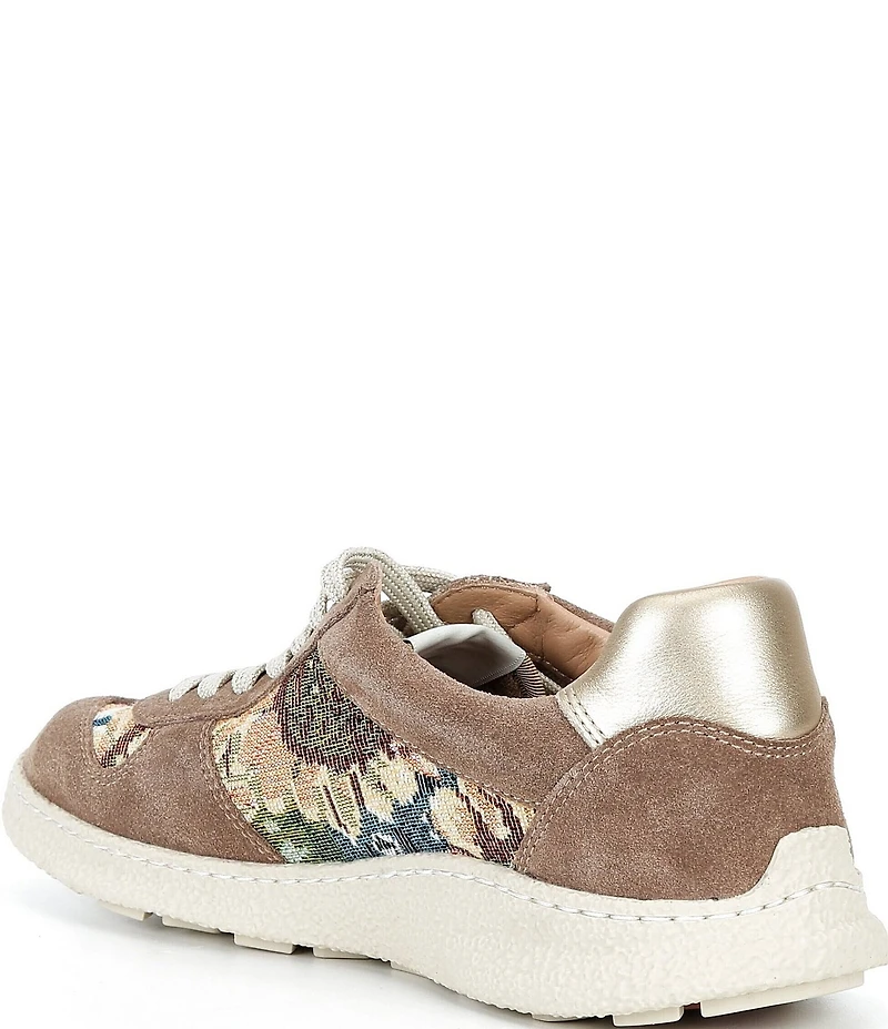 Brioso Ripley Floral and Suede Sneakers