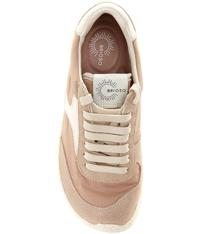 Brioso Ripley Nylon and Suede Sneakers