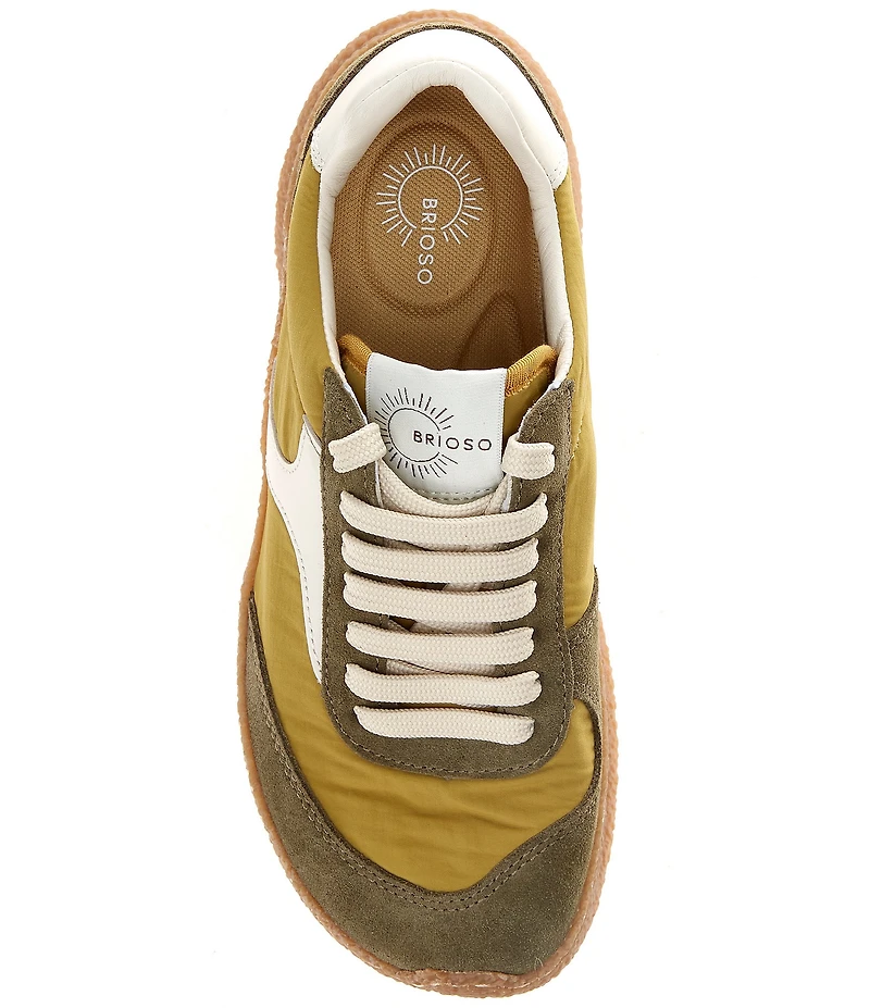 Brioso Ripley Nylon and Suede Sneakers