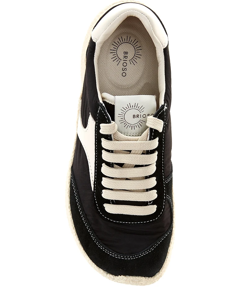 Brioso Ripley Nylon and Suede Sneakers
