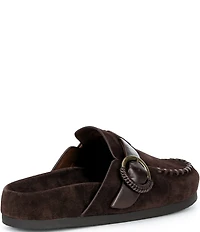 Brioso Seth Suede Slip-On Mules