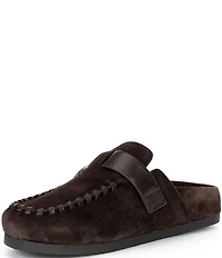Brioso Seth Suede Slip-On Mules
