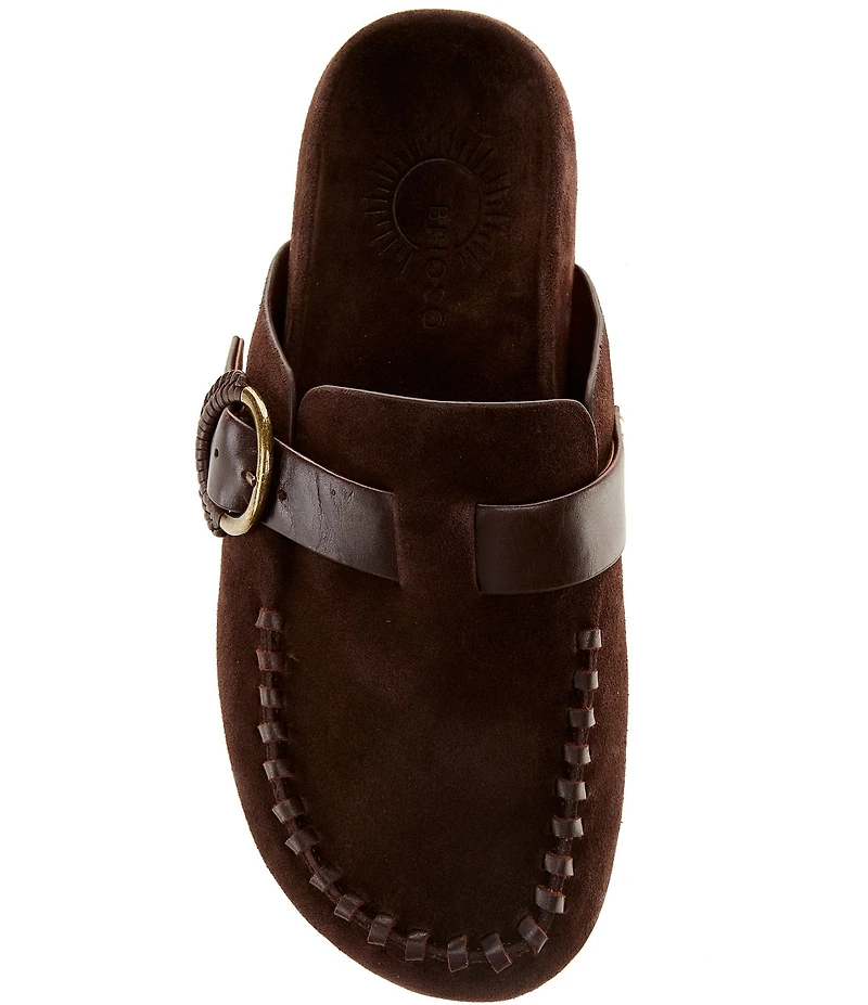 Brioso Seth Suede Slip-On Mules