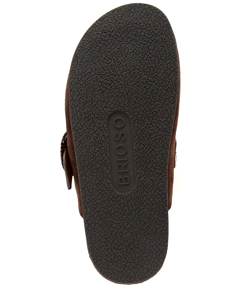 Brioso Seth Suede Slip-On Mules