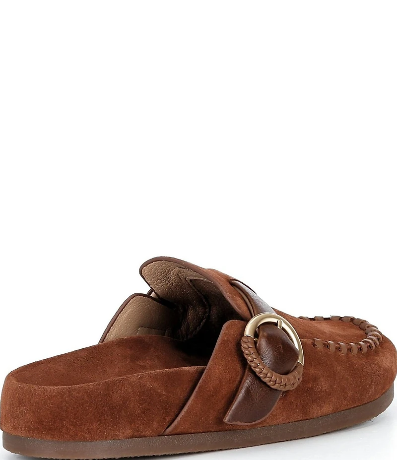 Brioso Seth Suede Slip-On Mules
